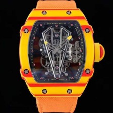 미러급 리차드밀레 남성용 RM27-03 투어빌론 포지드 카본 47mm 투르비용 무브먼트 스켈레톤 다이얼 ric0277 Ⅳ