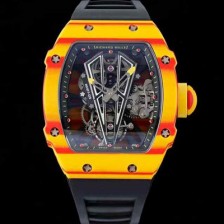 미러급 리차드밀레 남성용 RM27-03 투어빌론 포지드 카본 47mm 투르비용 무브먼트 스켈레톤 다이얼 ric0280 Ⅳ