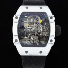 미러급 리차드밀레 남성용 RM27-02 투어빌론 라파엘 나달 47mm 기계식 수동형 무브먼트 스켈레톤 다이얼 ric0271 Ⅳ