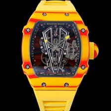 미러급 리차드밀레 남성용 RM27-03 투어빌론 포지드 카본 47mm 투르비용 무브먼트 스켈레톤 다이얼 ric0283 Ⅳ