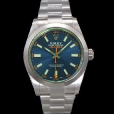미러급 로렉스 남성용 New 밀가우스 m116400gv-0002 오이스터 퍼페추얼 40mm 오토매틱 Cal.3131 무브먼트 그린코팅 블루 다이얼 rol5390 Ⅳ