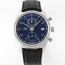 미러급 아이더블유씨 남성용 포루투기즈 IW390302 크로노그래프 42mm 오토매틱 무브먼트 블루 다이얼 iwc4099 Ⅳ