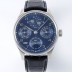 미러급 아이더블유씨 남성용 포루투기즈 IW503401 퍼페추얼 캘린더 더블 문 44mm 오토매틱 무브먼트 블루 다이얼 iwc4105 Ⅳ