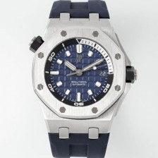 미러급 오데마피게 남성용 하이엔드 로얄오크 오프쇼어 다이버 15720ST.OO.A027CA.01 오토매틱 Cal.4308타입 42mm 블루 다이얼 aud6578 Ⅳ