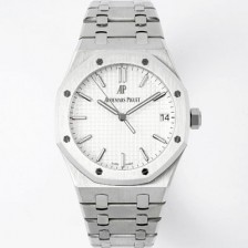 미러급 오데마피게 남성용 로얄오크 15500ST.OO.1220ST.04 41mm 오토매틱 Cal.4302 무브먼트 실버 다이얼 aud6540 Ⅳ