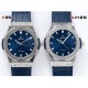 미러급 휴블렛 남성용 클래식 퓨전 542.NX.7170.LR 42mm 오토매틱 2892 타입 가죽/러버 믹스 블루 다이얼 hub2136 Ⅳ