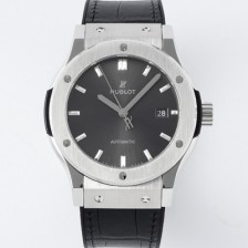 미러급 휴블렛 남성용 클래식 퓨전 542.NX.7071.LR 42mm 오토매틱 2892 타입 가죽/러버 믹스 그레이 다이얼 hub2137 Ⅳ