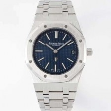 미러급 오데마피게 남성용 하이엔드 로얄오크 16202ST.OO.1240ST.02 엑스트라 씬 39mm 오토매틱 Cal.7121타입 블루 다이얼 aud6568 Ⅳ