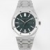 미러급 오데마피게 남성용 로얄오크 셀프와인딩 15510ST.OO.1320ST.09 41mm 오토매틱 Cal.4302 무브먼트 그린 와플 다이얼 aud6545 Ⅳ