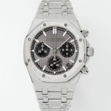 미러급 오데마피게 남성용 로얄오크 26240BC.GG.1324BC.01 크로노그래프 41mm 오토매틱 Cal.4401 타입 그레이 와플 다이얼 aud6554 Ⅳ