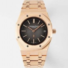 미러급 오데마피게 남성용 하이엔드 로얄오크 16202OR.OO.1240OR.02 엑스트라 씬 18K 로즈골드 39mm 오토매틱 Cal.7121타입 그레이 다이얼 aud6569 Ⅳ