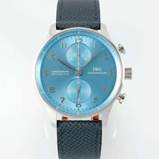 미러급 아이더블유씨 남성용 신상품 포르투기즈 IW371626 크로노그래프 41mm 오토매틱 Cal.69355 타입 아이스 블루 다이얼 iwc4116 Ⅳ
