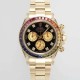미러급 로렉스 남성용 데이토나 레인보우 116598 RBOW 크로노그래프 18K 옐로우골드 40mm 오토매틱 Cal.4130타입 블랙 다이얼 rol5432 Ⅳ
