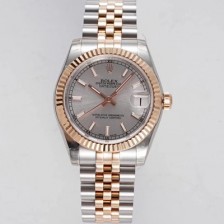 미러급 로렉스 여성용 데이져스트 178271 플루티드 18k 로즈골드 31mm 쥬빌레 오토매틱 2236타입 실버 다이얼 rol5446 Ⅳ