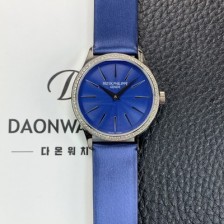 미러급 파텍필립 여성용 칼라트라바 4897G-001 나토천/가죽줄 33mm 오토매틱 Cal.324 타입 블루 다이얼 pat2251 Ⅳ