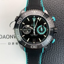 미러급 오메가 남성용 씨마스터 신제품 215.92.46.51.01.003 플래닛 오션 600m 코액시얼 마스터 크로노미터 45.5mm 크로노그래프 오토매틱 Cal.9900 타입 딥 블랙 다이얼 omg0205 Ⅳ