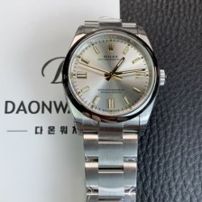 미러급 로렉스 남성용 904스틸 오이스터 퍼페추얼 m126000 오토매틱 칼리버 3230타입 36미리 메탈시계 실버 다이얼 rol5601 Ⅳ