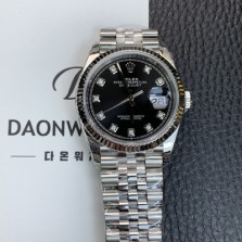 미러급 로렉스 남성용 신형 데이저스트 36mm II m126234 텐포인트10p 오토매틱 Cal.3235무브먼트 블랙 다이얼 rol5603 Ⅳ