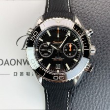 미러급 오메가 남성용 씨마스터 신제품 215.33.46.51.01.001 플래닛 오션 600m 코액시얼 마스터 크로노미터 45.5mm 크로노그래프 오토매틱 Cal.9900 타입 블랙 다이얼 omg0200 Ⅳ