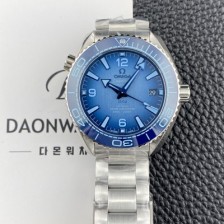 미러급 오메가 남성용 씨마스터 215.30.40.20.03.002 플래닛 오션 600M 코액시얼 39.5mm 마스터 크로노미터 오토매틱 Cal.8800 타입 블루 다이얼 omg0233 Ⅳ