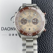 미러급 오메가 남성용 씨마스터 신제품 215.32.46.51.09.001 플래닛 오션 600m 코액시얼 마스터 크로노미터 45.5mm 크로노그래프 오토매틱 Cal.9900 타입 베이지 다이얼 omg0255 Ⅳ