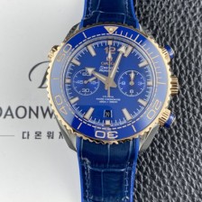 미러급 오메가 남성용 씨마스터 신제품 215.23.46.51.03.001 플래닛 오션 600m 코액시얼 마스터 크로노미터 45.5mm 크로노그래프 오토매틱 Cal.9900 타입 블루 다이얼 omg0245 Ⅳ