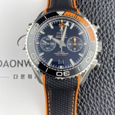 미러급 오메가 남성용 씨마스터 신제품 215.32.46.51.01.001 플래닛 오션 600m 코액시얼 마스터 크로노미터 45.5mm 크로노그래프 오토매틱 Cal.9900 타입 블랙 다이얼 omg0240 Ⅳ