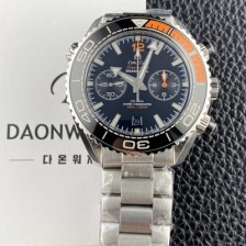 미러급 오메가 남성용 씨마스터 신제품 215.30.46.51.01.002 플래닛 오션 600m 코액시얼 마스터 크로노미터 45.5mm 크로노그래프 오토매틱 Cal.9900 타입 블랙 다이얼 omg0248 Ⅳ