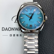 미러급 오메가 남성용 씨마스터 220.10.41.21.03.006 아쿠아테라 150M 마스터 크로노미터 41mm 오토매틱 Cal. 8900타입 터쿼이즈 다이얼 omg0220 Ⅳ