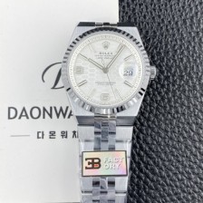 미러급 로렉스 남성용 랜드드웰러 m127234 플랫 주빌리 36mm 오토매틱 Cal.7135타입 화이트 다이얼 rol5636 Ⅳ