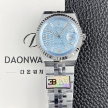 미러급 로렉스 남성용 랜드드웰러 m127236 플래티넘 플랫 주빌리 36mm 오토매틱 Cal.7135타입 아이스 블루 다이얼 rol5637 Ⅳ