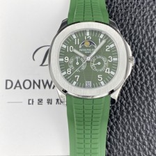 미러급 파텝필립 남성용 아쿠아넛 5261R 루스 연간 캘린더 문페이즈 39.9mm 오토매틱 Cal.324 S C 타입 그린 다이얼 pat2269 Ⅳ