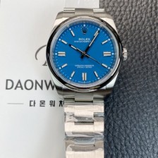 미러급 로렉스 남성용 오이스터 퍼페추얼 m126000 오토매틱 칼리버 3230타입 36미리 메탈시계 미디엄 블루 다이얼 rol5617 Ⅳ