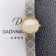 미러급 디올 여성용 라디드 사틴 25mm 쿼츠 무브먼트 화이트 자게 다이얼 dio1004 Ⅳ