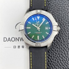 미러급 브라이틀링 남성용 어벤져 44mm 나일론줄 오토매틱 2836-2 타입 그린 다이얼 bre6063 Ⅳ