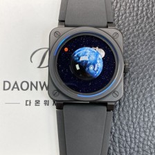 미러급 벨엔로즈 남성용 인스트루먼트03 BR03A-EMM-CE/SRB 세라믹 42mm  오토매틱 Cal.327타입 우레탄줄 블랙 다이얼 bel4120 Ⅳ