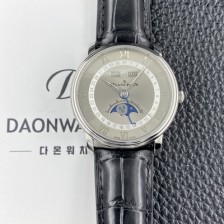 미러급 블랑팡 남성용 빌레레 퀀탬 컴플레트 40mm 문페이즈 오토매틱 Cal.6654타입 그레이 다이얼 bla4216 Ⅳ