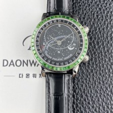 미러급 파텍필립 남성용 그랜드 컴플리케이션 6104P 문페이즈 43mm 오토매틱 Cal.240 타입 블랙 다이얼 pat2276 Ⅳ