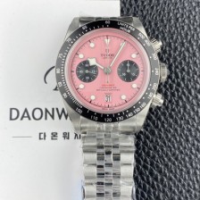 미러급 튜더 남성용 헤리티지 블랙베이 M79360N 크로노그래프 팬더 41mm 오토매틱 7750무브먼트 핑크 다이얼 tud5138 Ⅳ