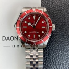 미러급 튜더 남성용 블랙베이 피프티에이트 41mm 오토매틱 2824무브먼트 버건디 다이얼 tud5130 Ⅳ