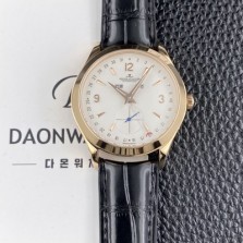 미러급 예거르쿨트르남성용 마스터 캘린더 문페이즈 18K 로즈골드 39mm 오토매틱 cal.866타입 화이트 다이얼 jag0435 Ⅳ