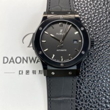 미러급 휴블렛 남성용 클래식 퓨전 511.CM.1171.RX 블랙 PVD코팅 매직 42mm 오토매틱 2892타입 블랙 다이얼 hub2150 Ⅳ