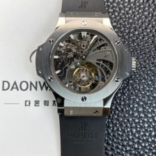 미러급 휴블렛 남성용 빅뱅 투어빌론 탑재 무브먼트 스켈레톤 다이얼 hub2152 Ⅳ