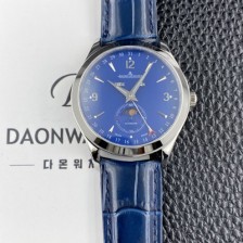 미러급 예거르쿨트르남성용 마스터 캘린더 문페이즈 39mm 오토매틱 cal.866타입 블루 다이얼 jag0432 Ⅳ
