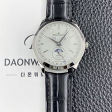 미러급 예거르쿨트르남성용 마스터 캘린더 문페이즈 39mm 오토매틱 cal.866타입 그레이 다이얼 jag0434 Ⅳ