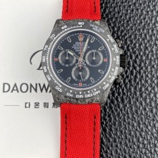 미러급 로렉스남성용 데이토나 DIW 포지드카본 커스텀 40미리 크로노그래프 오토매틱 Cal.4130 무브먼트 블랙 다이얼 rol5644 Ⅳ