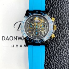 미러급 로렉스남성용 하이엔드 데이토나 세라믹 베젤 40mm 크로노그래프 오토매틱 Cal.4130 무브먼트 스켈레톤 다이얼 rol5660 Ⅳ