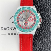 미러급 로렉스남성용 데이토나 DIW 포지드카본 커스텀 40미리 크로노그래프 오토매틱 Cal.4130 무브먼트 실버 다이얼 rol5651 Ⅳ
